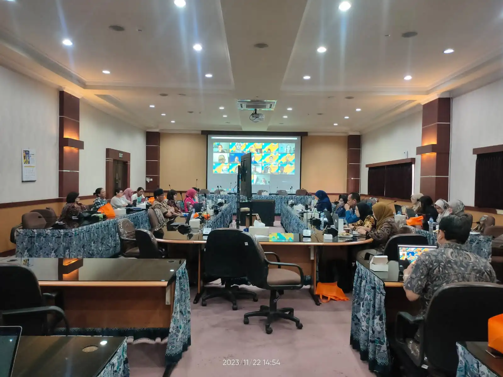 Faculty members from the Departments of Political Science, Sociology, and Anthropology received FIBAA visitation from Tuesday (21/11) to Thursday (23/11) before officially receiving FIBAA international accreditation. (Photo: By courtesy)