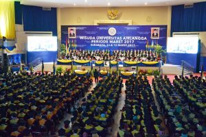 Rektor Mewisuda 2018 Lulusan Universitas Airlangga