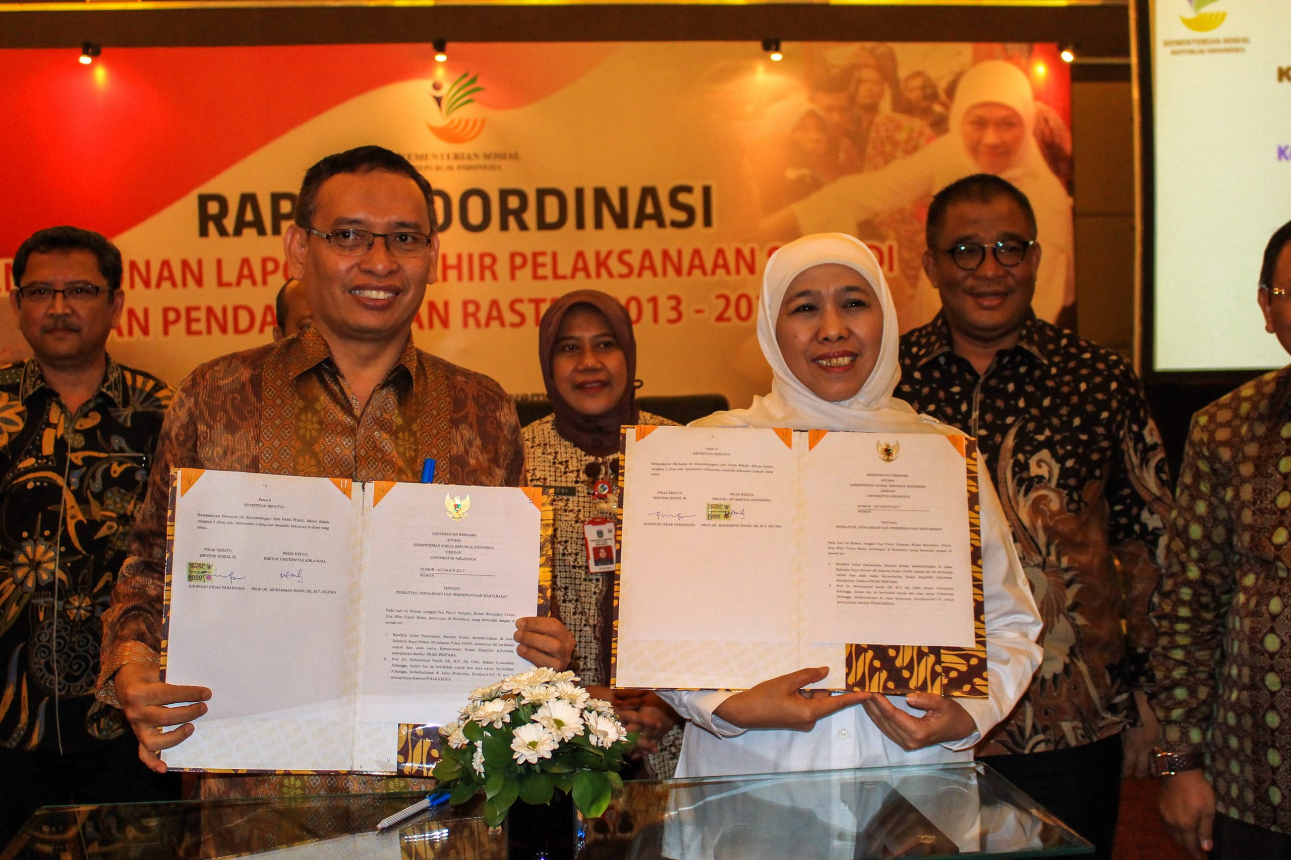 MoU UNAIR dan Kemsos