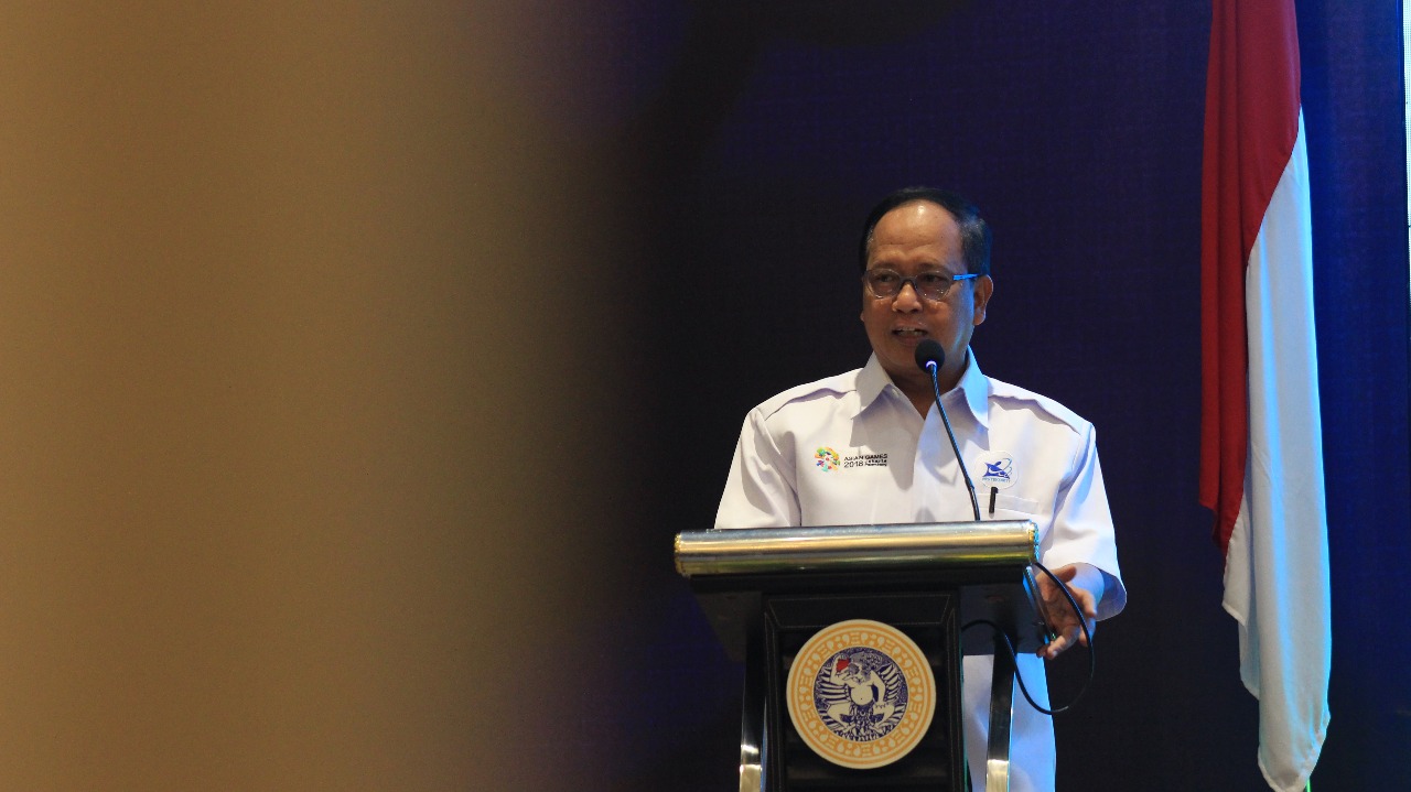 Menristekdikti at Bromo COnferece UNAIR