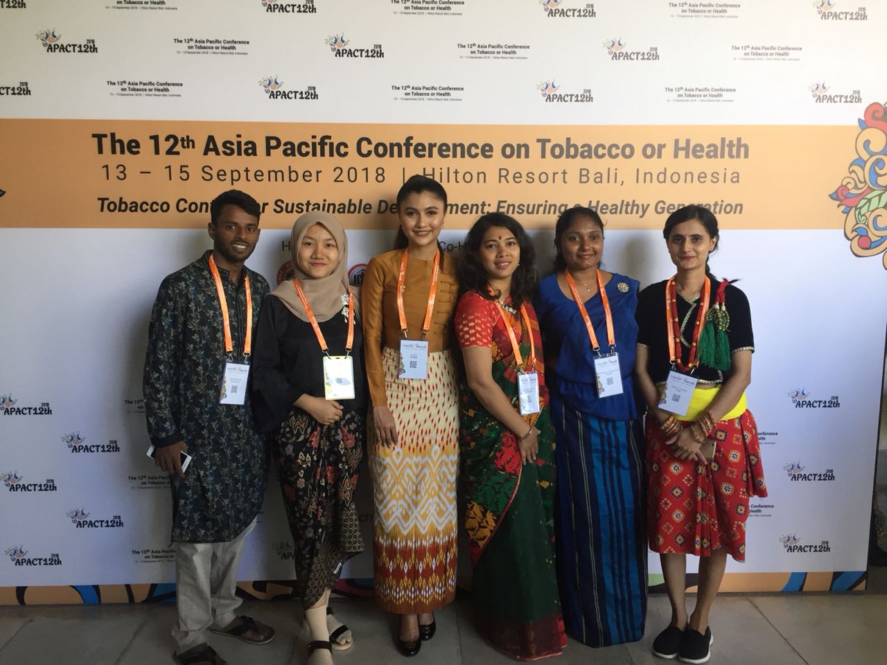 GRISELDA Malindda Eliza Putri, dua dari kiri, bersama sejumlah peserta dari negara Asia Pasifik. (Foto: Istimewa)