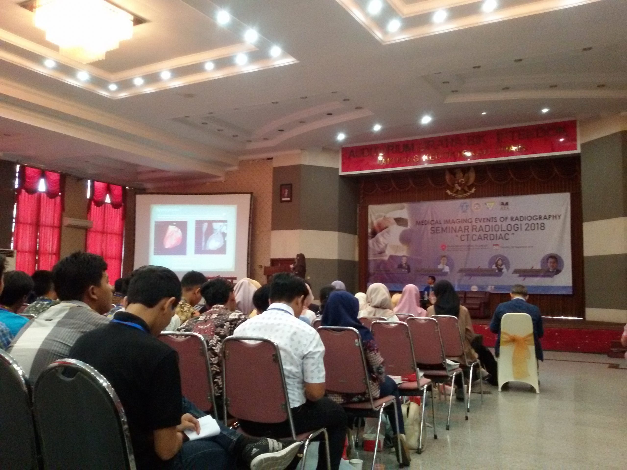 HIMPUNAN Mahasiswa Radiologi menyelenggarakan Seminar Medical Imaging Events of Radiography di Graha BIK IPTEKDOK Fakultas Kedokteran. (Foto: Istimewa)