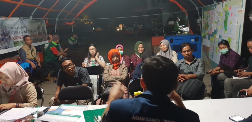BRIEFING pada hari pertama di Dinkes Provinsi Sulawesi Tengah sebelum bertugas ke puskesmas. (Foto: Istimewa)