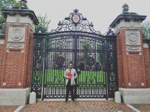 RENO Albra saat berada di Universitas Brown. (Foto: Istimewa)