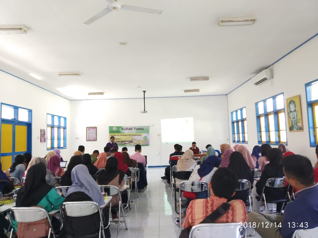Suasana Kuliah K3 FKM PSDKU UNAIR. (Foto: Istimewa)