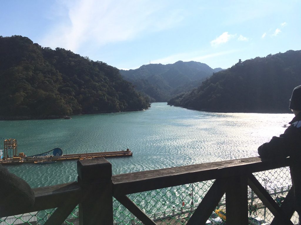 Beautiful view in Shimen Reservoir, Taoyuan City, Taiwan.