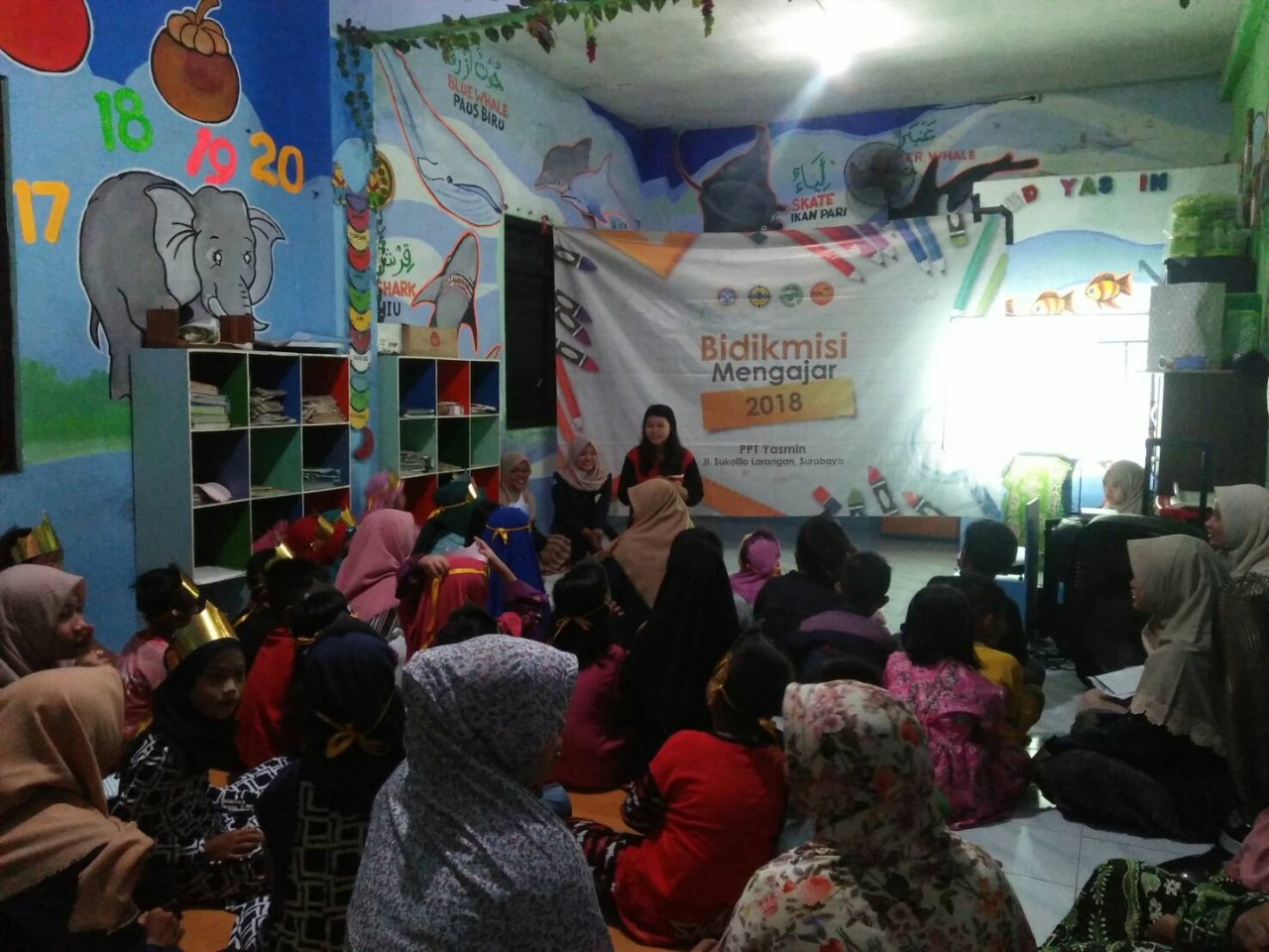 Kementerian Pengabdian Masyarakat AUBMO melakukan penutupan Bidik Misi Mengajar. (Foto: Istimewa)