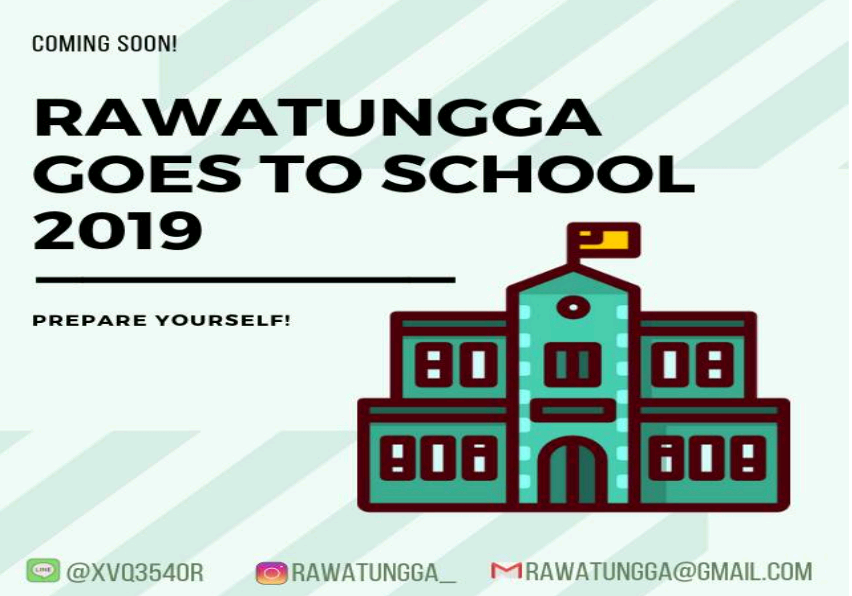 GERAKAN Mahasiswa Tuban Airlangga (RAWATUNGGA) merupakan organisasi mahasiswa daerah yang memiliki program tahunan yaitu Rawatungga Goes To School. (Ilustrasi: Istimewa)