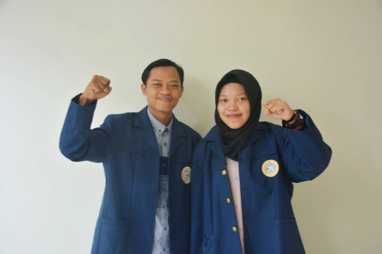 Moch. Sholeh Pratama dan Yuliana Kristianti selaku Ketua dan Wakil Ketua BEM FIB 2019. (Foto: Istimewa)