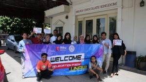 Perwakilan mahasiswa dari UNAIR-MSU saat disela acara. (Foto: Istimewa)