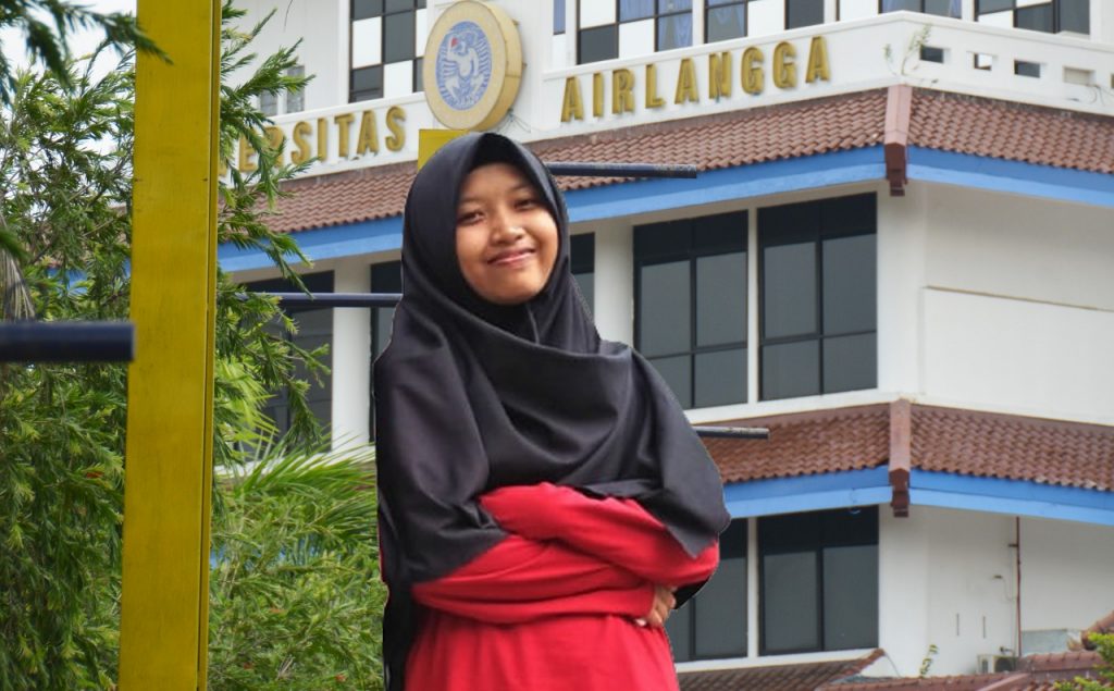 Sosok yang pantang menyerah Vivi Ari Ani. (Ilustrasi oleh: Feri Fenoria R)