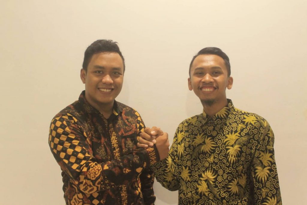 Agung (Left) and Aji (Right), BEM UNAIR 2019 elected Head and Deputy.
