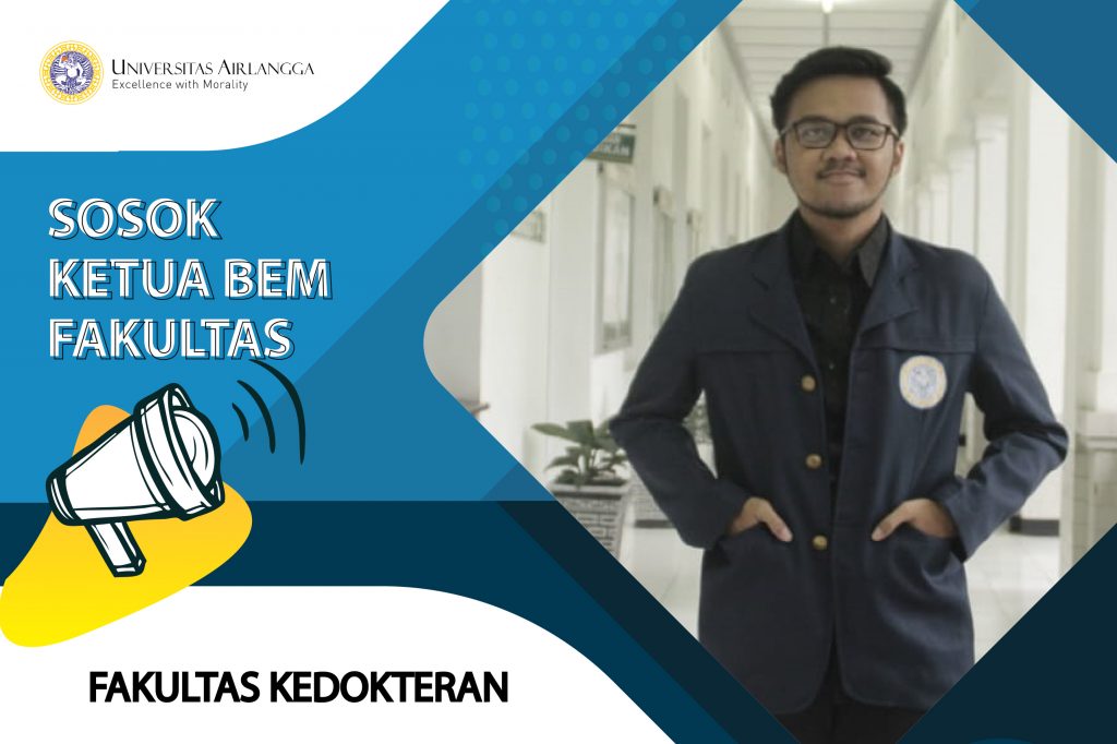 FADHIL Abiyyu Yofi, ketua Badan Eksekutif Mahasiswa (BEM) Fakultas Kedokteran (FK) Universitas Airlangga. (Foto: Istimewa)