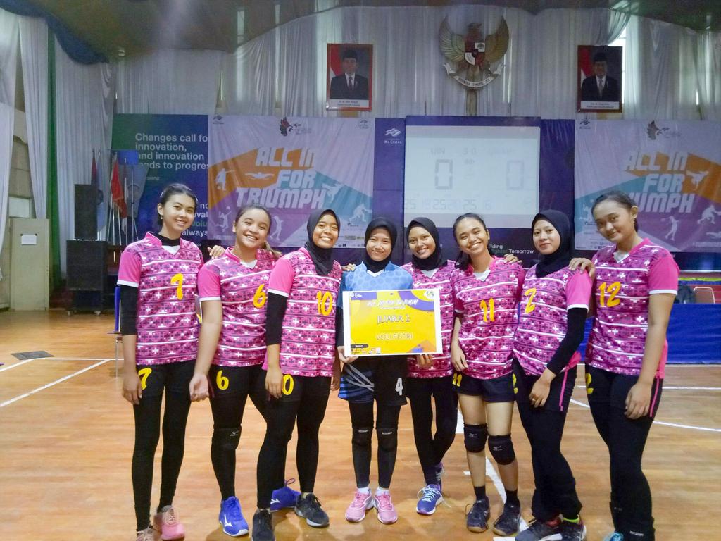 UNAIR Volleyball TEAM at Ma Chung Olympiad 2019.