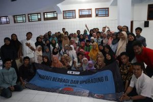 SUASANA kegiatan Himafi Berbagi dan Upgrading 2 di Panti Asuhan Muhammadiyah KH. AR. Fakhruddin pada Minggu (26/5/2019). (Foto: Istimewa)