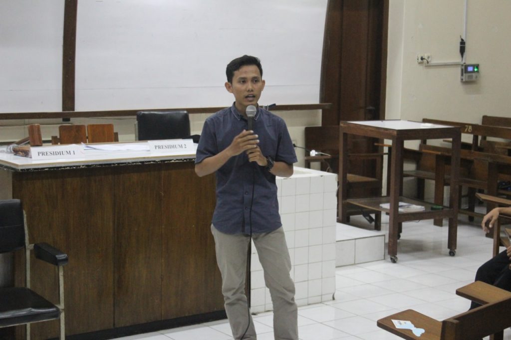 DIKI Febrianto, Ketua Unit Kegiatan Mahasiswa Kerohanian Islam (UKMKI) Universitas Airlangga tahun 2019. (Foto: Dok. Pribadi)