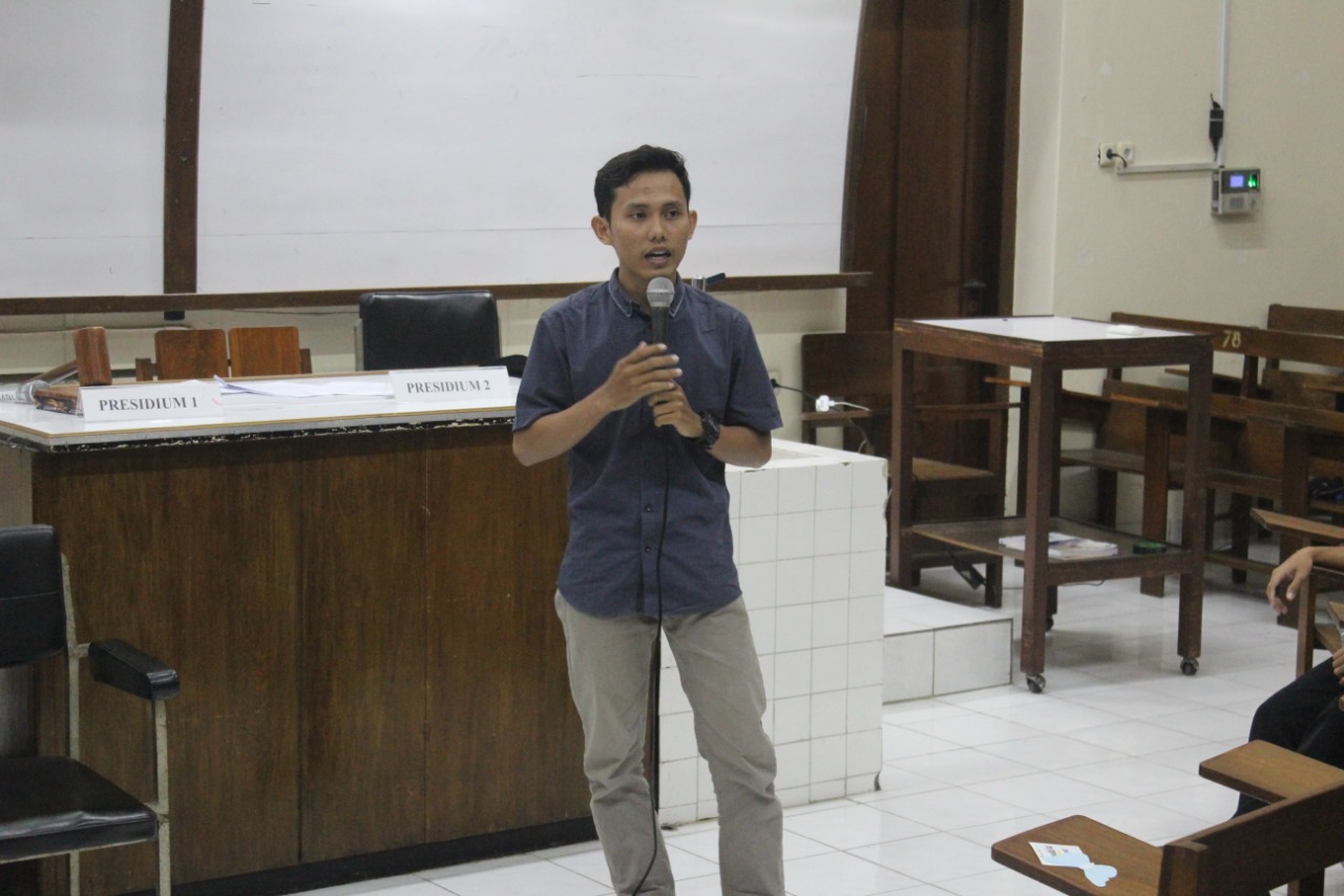 DIKI Febrianto, Ketua Unit Kegiatan Mahasiswa Kerohanian Islam (UKMKI) Universitas Airlangga tahun 2019. (Foto: Dok. Pribadi)