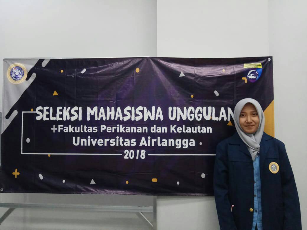 NANIK Ning Rahayu participates in 2018 FPK UNAIR outstanding student selection (Photo: Private collection)