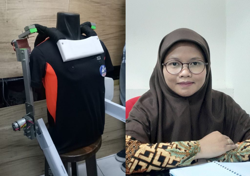 Alat exoskeleton generasi 2 tampak depan. (Foto: Istimewa)