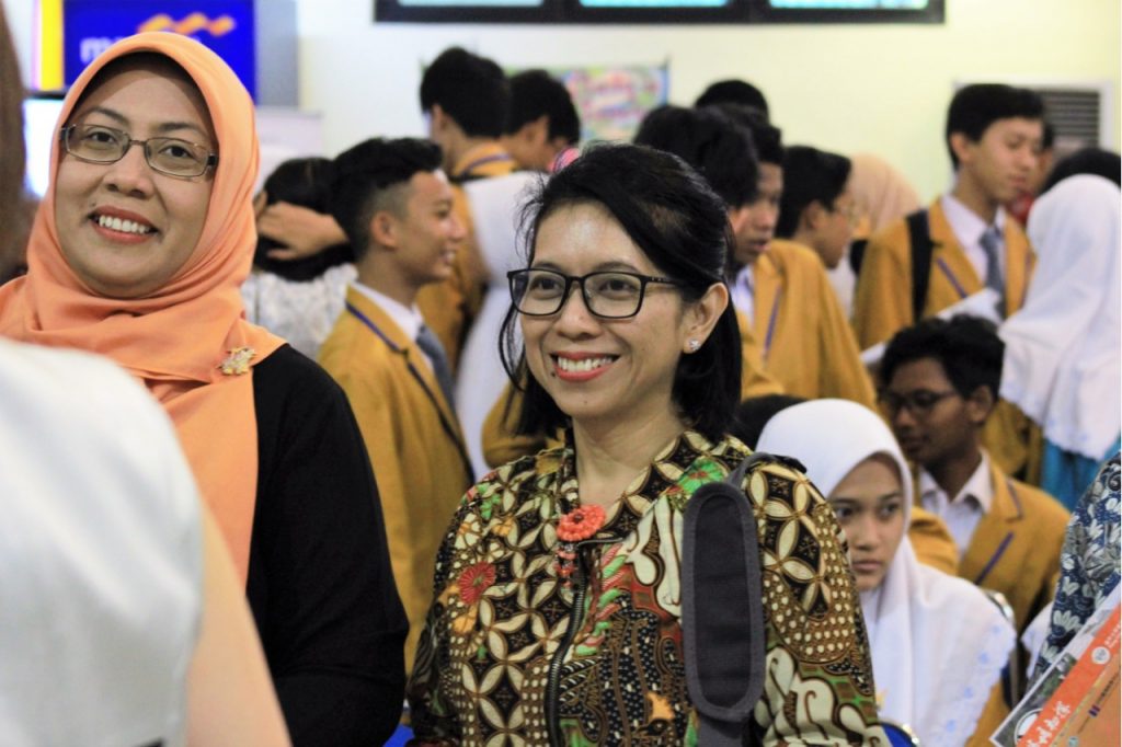 A lecturer in the Department of Anthropology, Prof. Dra. Myrtati Dyah Artaria, M.A., Ph. D.