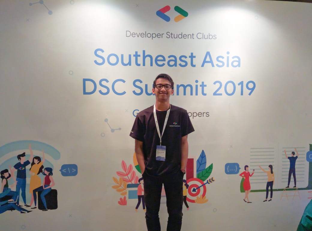 AFFANDY Fahrizain Delegation of UNAIR in DSC Summit 2019. (Photo: Courtesy)