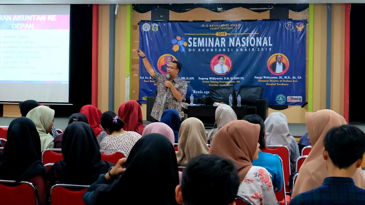  HARGO Wahyuono SE., M.Si., Ak, CA during the event. (Photo: Community)