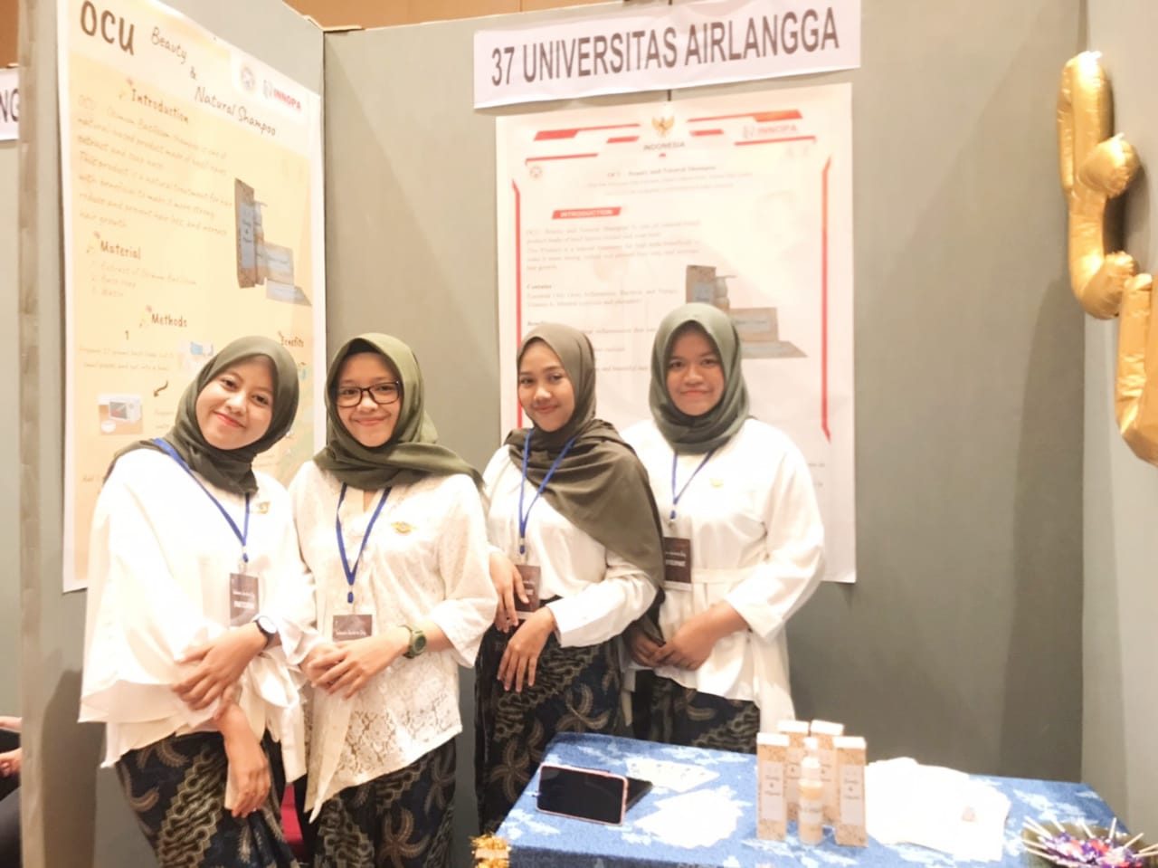 TIM mahasiswa yang memperoleh medali perak dalam World Invention Technology Expo pada Rabu-Sabtu, (9-12/10/2019). (Foto: Istimewa)