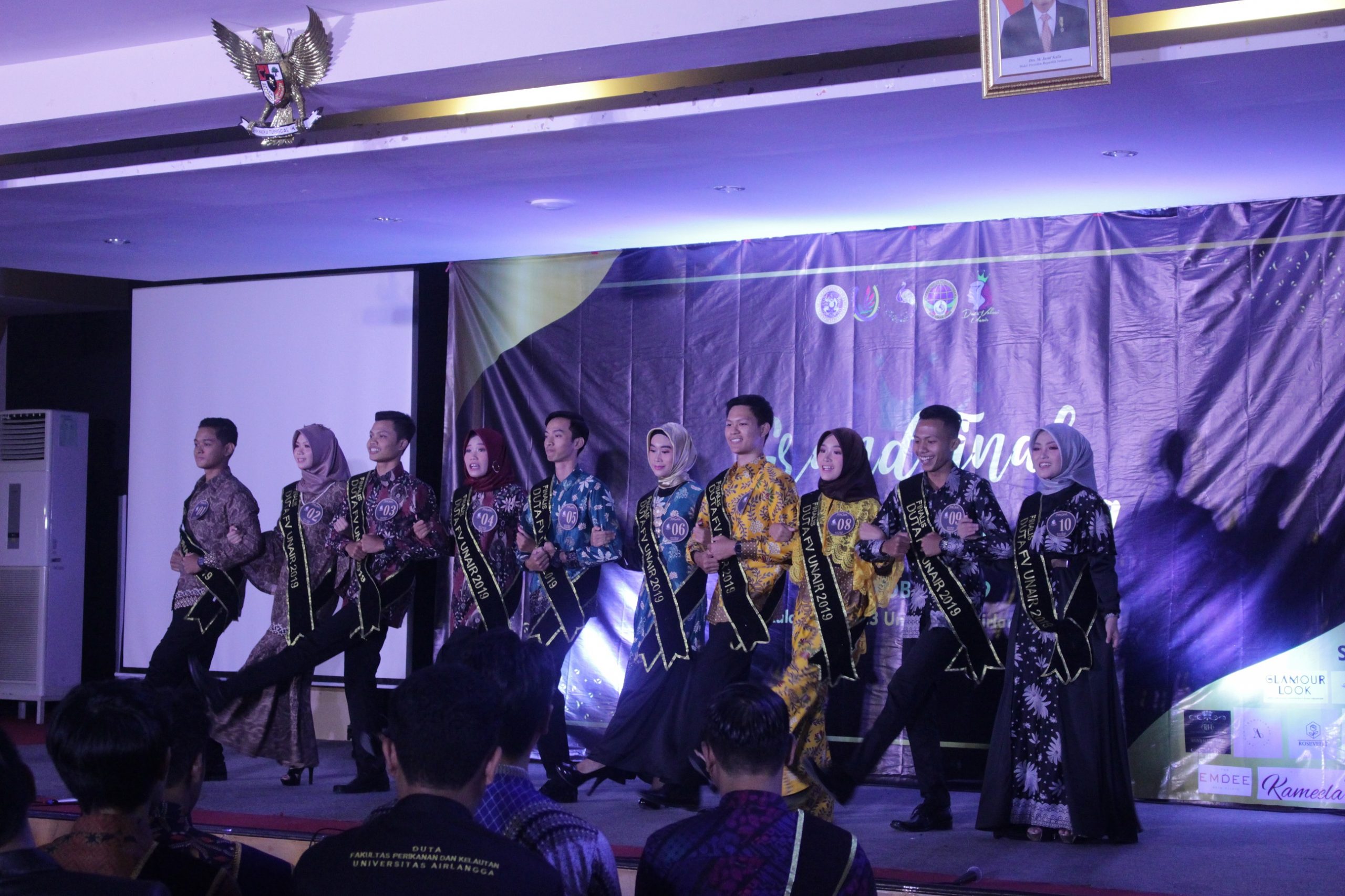 SESI foto bersama finalis Duta Fakultas Vokasi 2019. (Foto: Istimewa)