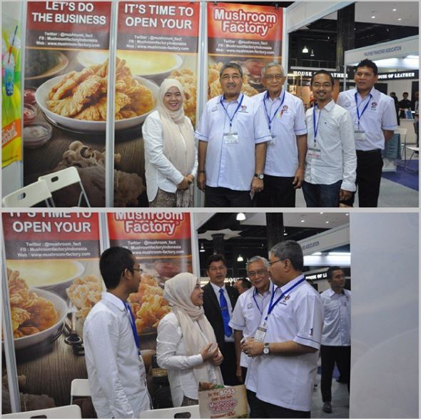 SALAH Satu Stand Mushroom Factory. (Foto: Istimewa)