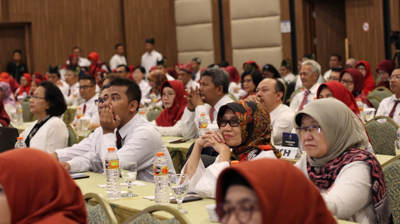 Presentation of ideas by Kadep and KPS at 2020 Leadership Meeting in Banyuwangi.