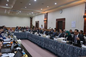 SUASANA diskusi kunjungan ASIIN di Aula Kahuripan 301 pada Selasa (18/2/20). (Dimar Herfano)