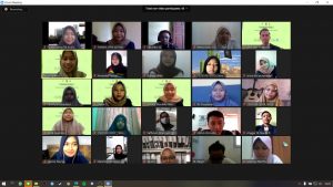 SUASANA webinar EXIM yang digelar oleh D3 Perpajakan FV UNAIR pada Jumat (2/10/2020).