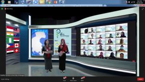 SITUASI ICHPS 2020 melalui Zoom Meeting. (Foto: Dimar Herfano)