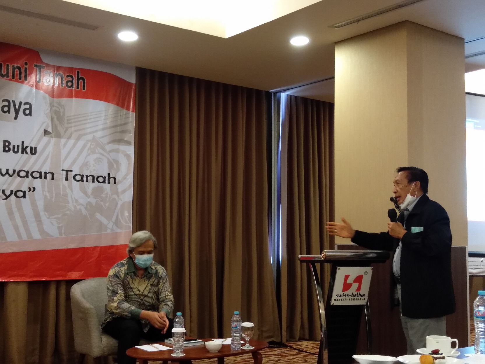 DEWAN P2TSIS HR Moh. Faried, SH, Alumni Representative of Universitas Airlangga Board of Trustees. (Photo: Dimar Herfano)