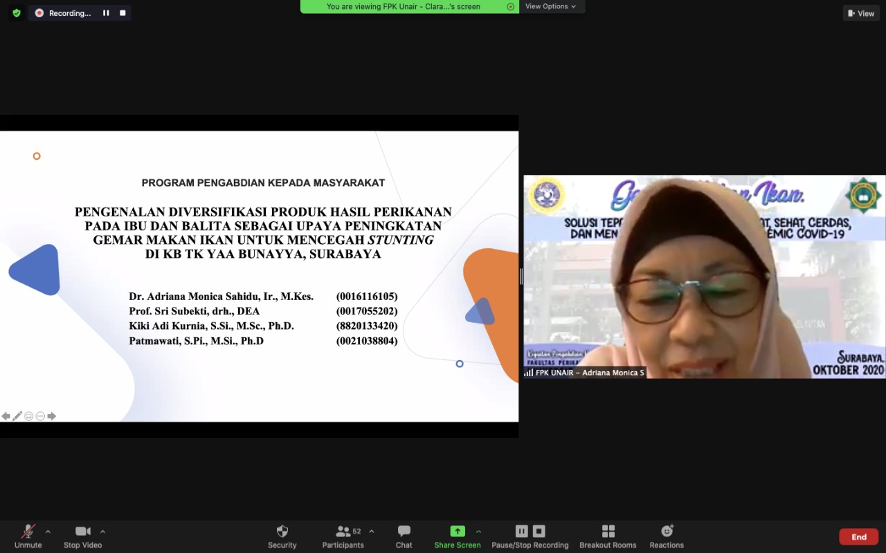 SUASANA Pengabdian Dosen FPK bersama Wali Murid KB-PAUD-TK YA-BUNAYYA. (Foto: Tim Pengmas)