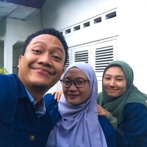 DARI kiri, Arief, Reza, dan Anastasya. (Foto: Istimewa)
