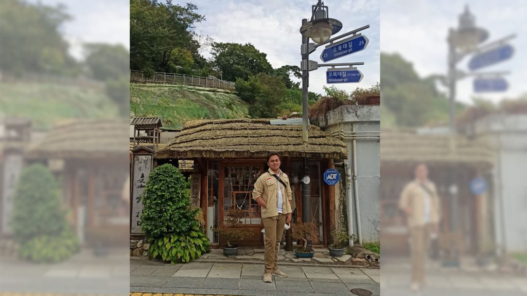 Muhammad Fuad Izzatul Fikri in South Korea. (Photo: Personal documentation)