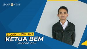 POTRET Fahrizky Syah Novandy, ketua Badan Eksekutif Mahasiswa (BEM) Psikologi baru periode 2021-2022. (Ilustrasi: Feri Fenoria)