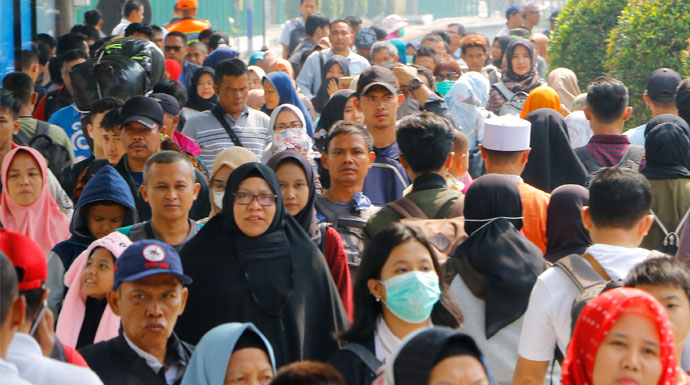 ILUSTRASI kepadatan penduduk. (Foto: radarbogor.com)