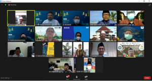 SUASANA pengajian virtual Universitas Airlangga.