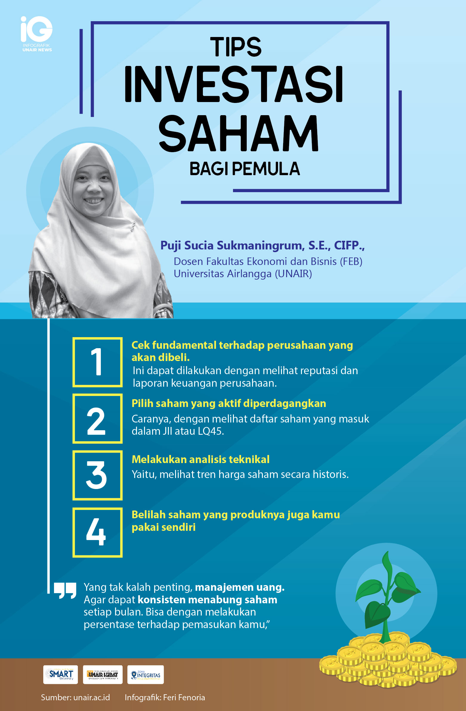 Tips Investasi Saham Bagi Pemula - Universitas Airlangga Official Website