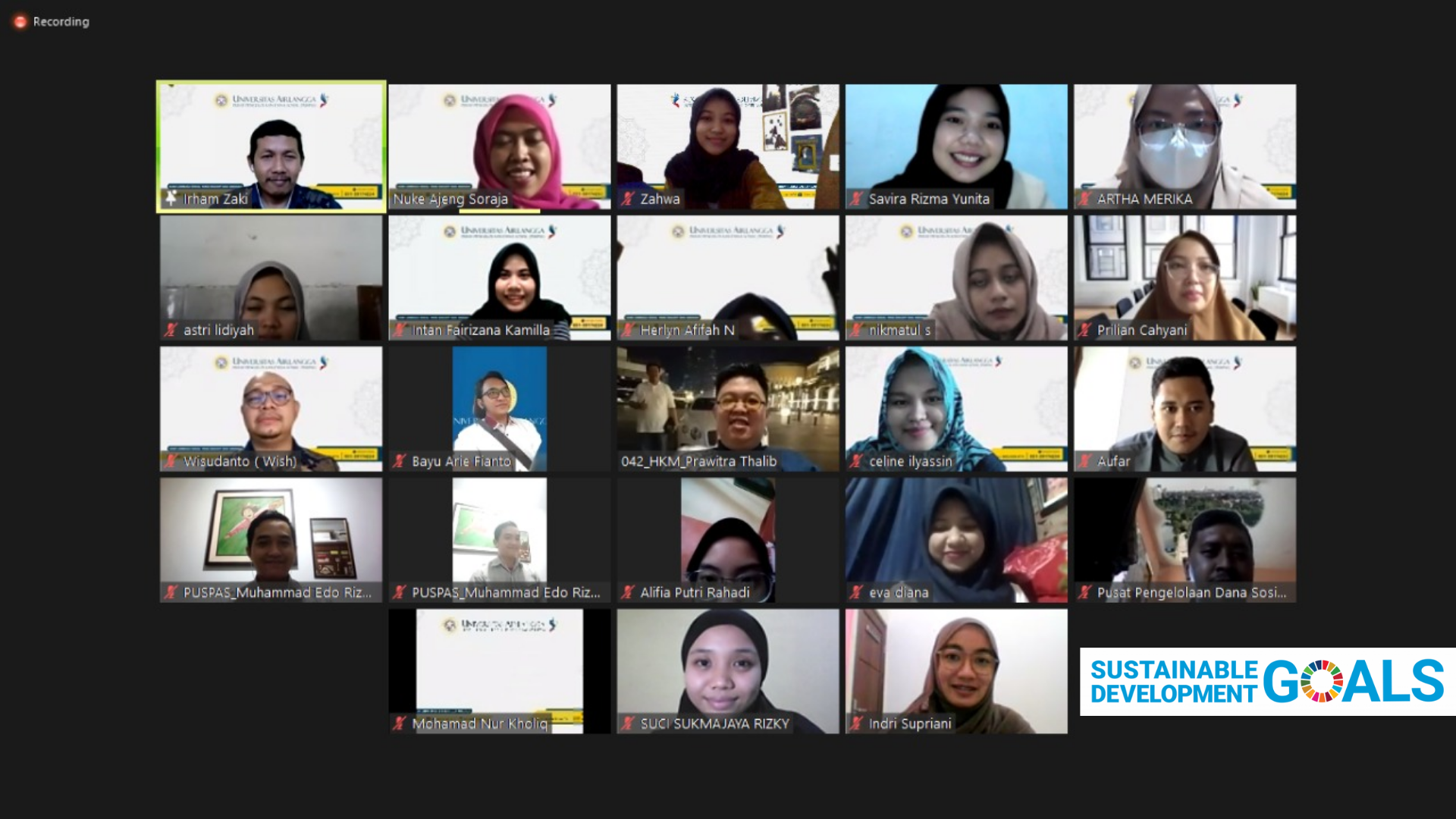 SUSANA roadshow SDGs.