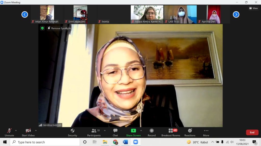 SUASANA Pelatihan Remaja yang digelar Fakultas Psikologi UNAIR.