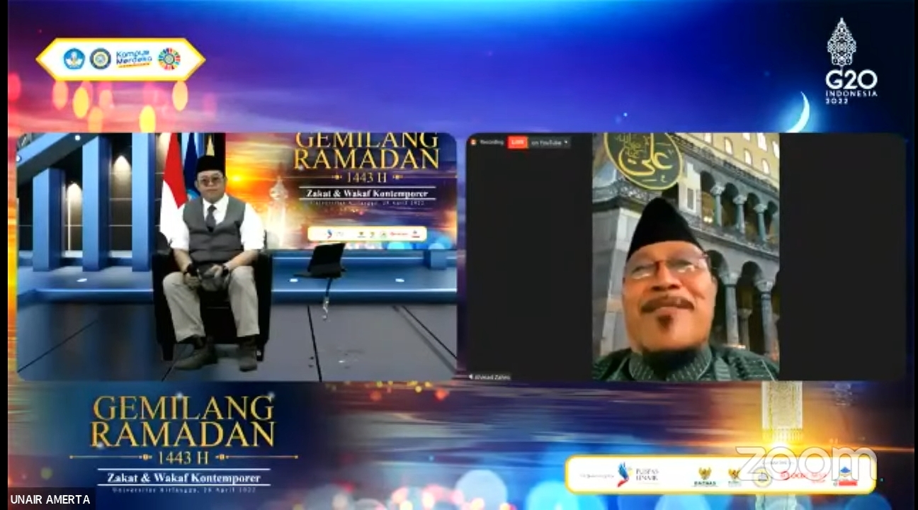 Tausiah KH Ahmad Zahro Tutup Serangkaian Gemilang Ramadan PUSPAS UNAIR