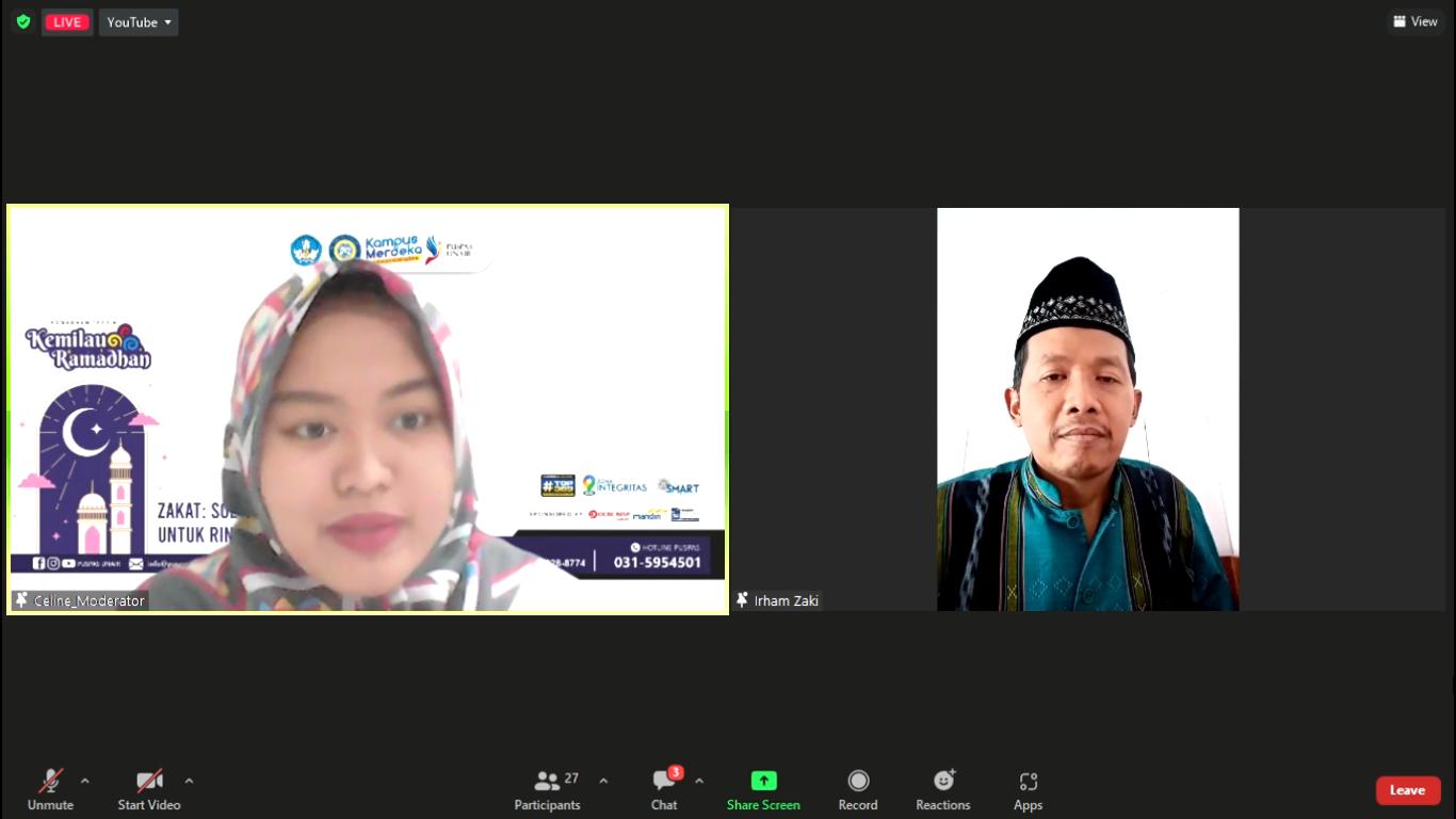 Puspas Unair Gelar Webinar Bertema Zakat Sebagai Solusi Pengurang Pajak