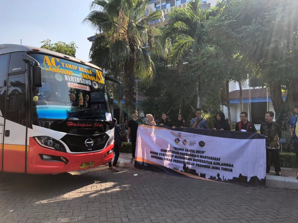 Suasana Keberangkatan bersama dalam Program Mudik Gratis tahun 2019 (sumber: Rafly Rahmawan )