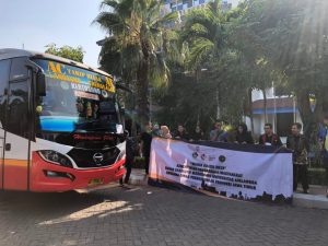 Suasana Keberangkatan bersama dalam Program Mudik Gratis tahun 2019 (sumber: Rafly Rahmawan )