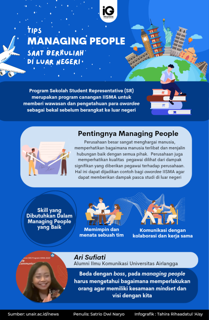 Infografik: Tips Managing People Saat Berkuliah di Luar Negeri