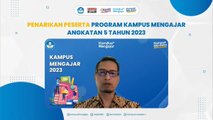 Academic Director of Vocational Higher Education, Dr Beny Bandanadjaja ST MT, at the Withdrawal Ceremony of Teaching Campus Program Batch 5 of 2023. (Source: YouTube Directorate General of Higher Education)