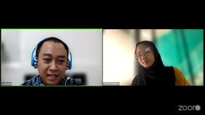 Webinar Airlangga Entreprenur Club (AEC DPKKA UNAIR). (Foto: Tangkapan Layar Zoom Meeting)